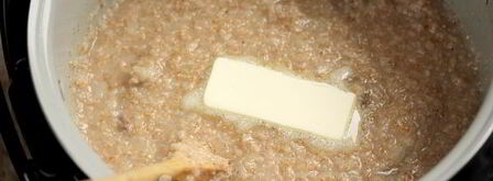 каша с мясом в мультиварке. Шаг 8