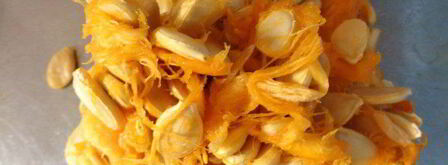 каша в тыковке веселый хэллоуин. Шаг 5