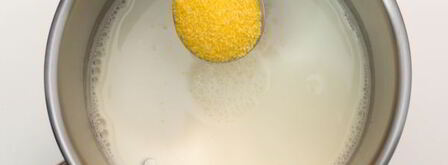 кукурузная каша на молоке. Шаг 5