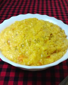 Кукурузная каша с тыквой