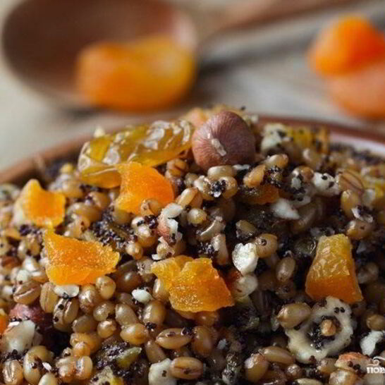 Рецепт кутья с изюмом