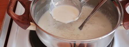 молочная каша. Шаг 3