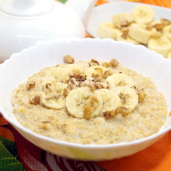 Рецепт овсяная каша на молоке