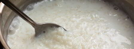 рисовая каша на молоке. Шаг 3