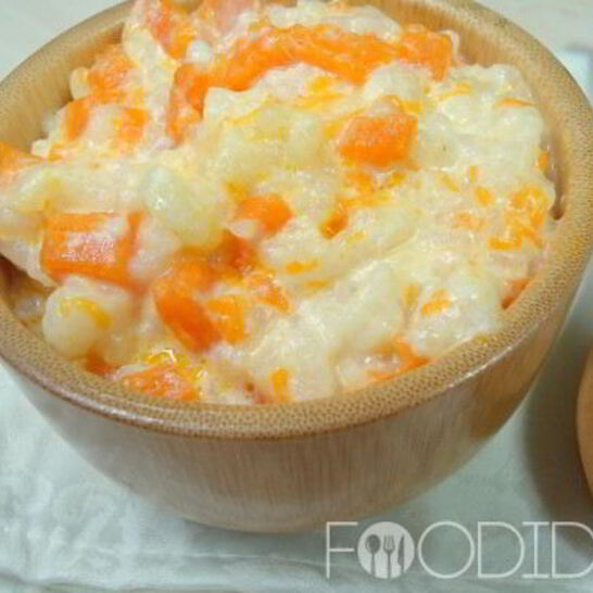 Рецепт рисовая каша с тыквой