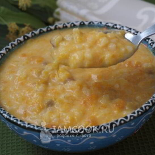 Рецепт тыквенная каша с рисом