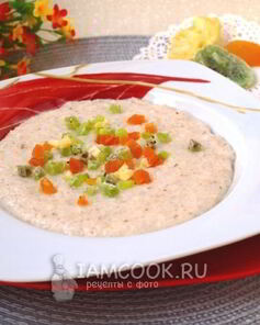 Ячневая каша на молоке