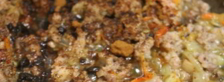 ячневая каша с мясным соусом. Шаг 4