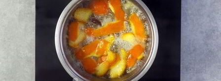 апельсиновый сироп для пропитки бисквита. Шаг 6