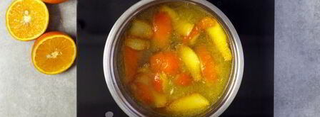 апельсиновый сироп для пропитки бисквита. Шаг 7