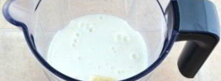 бананово-кефирный коктейль. Шаг 2