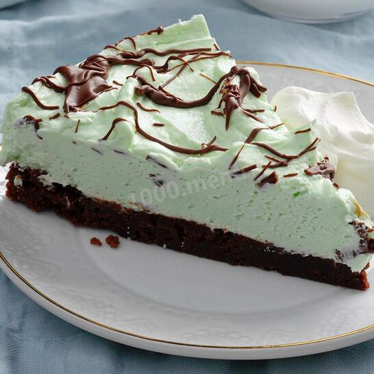 Рецепт брауни с мятным сиропом