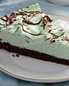 Брауни с мятным сиропом