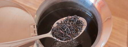 чай с молоком. Шаг 2