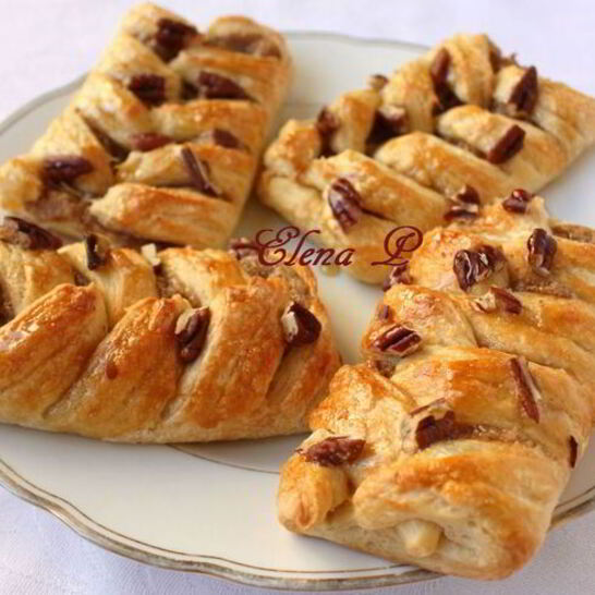 Рецепт датские булочки с пеканом и кленовым сиропом