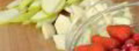 фруктово-ягодный наполеон в мятном сиропе. Шаг 2