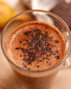 Горячий банановый коктейль с шоколадом