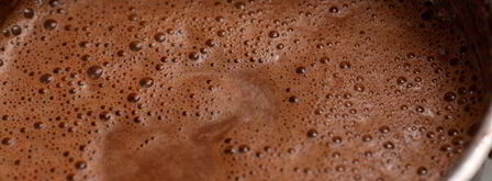 горячий банановый коктейль с шоколадом. Шаг 5