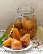 Груши в мятном сиропе