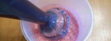 клубничный коктейль в блендере. Шаг 5