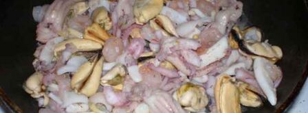 коктейль морской жареный с сыром. Шаг 10