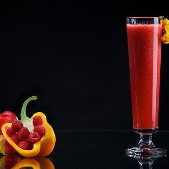 Рецепт коктейль-слинг малина и перец