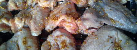 куриные крылышки с кленовым сиропом и горчицей. Шаг 3