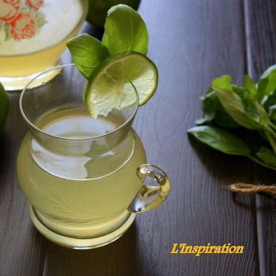 Рецепт лаймонад с душистым перцем и базиликом прохладительные напитки