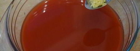 летний томатно-огуречный коктейль. Шаг 2