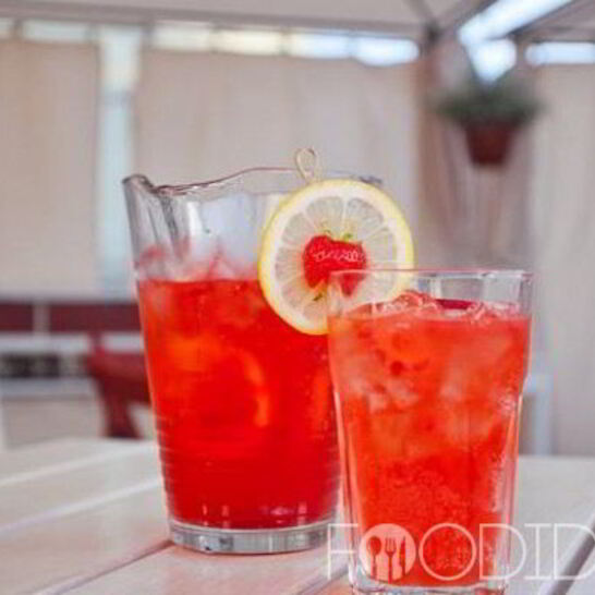 Рецепт клубничный лимонад