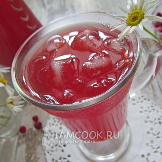 Рецепт брусничный морс