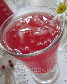 Брусничный морс