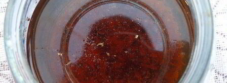 напиток из календулы с цветочным льдом. Шаг 2