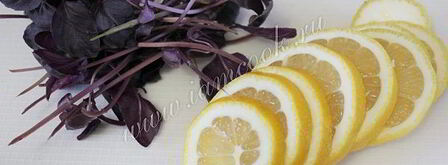 напиток лимонный с базиликом. Шаг 2