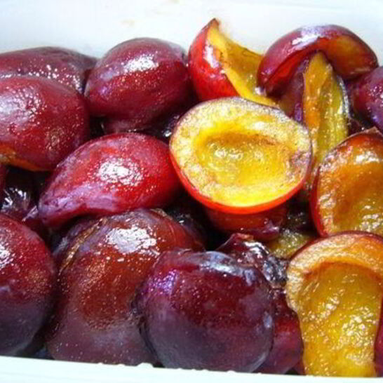 Рецепт слива, замороженная в сахарном сиропе