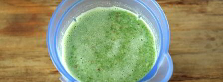 ананасово-мятный смузи с фисташками. Шаг 9