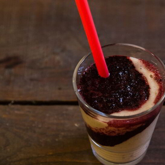 Рецепт бананово-черничный смузи