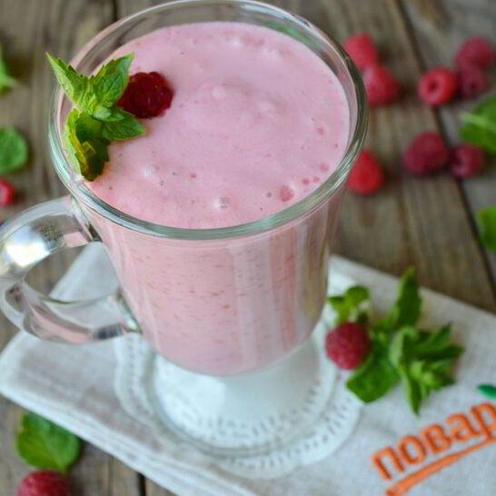 Рецепт малиновый смузи вкус лета