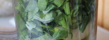 напиток зеленый смузи. Шаг 4