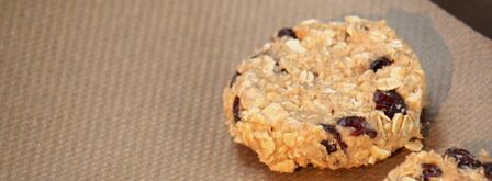 печенье фитнес и овсяный смузи с клюквой. Шаг 3