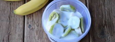 смузи из кефира и банана. Шаг 6