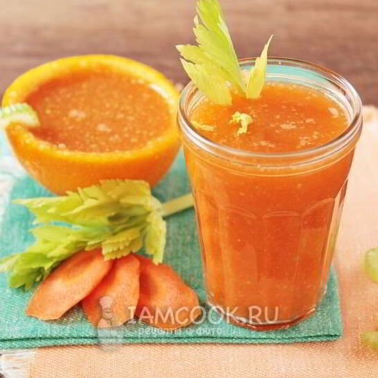 Рецепт смузи из моркови и сельдерея