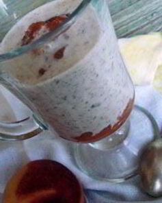 Смузи на кефире с нектарином