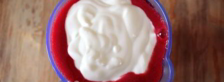 смузи с малиной и черешней. Шаг 10