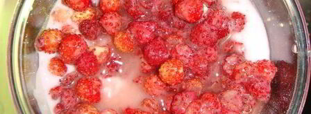 земляничный смузи с мюсли. Шаг 4