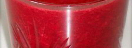 витаминный напиток из свеклы, красного апельсина и клубники. Шаг 5