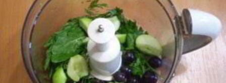 зеленый коктейль для похудения. Шаг 3