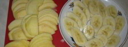 зеленый коктейль с черносливом. Шаг 2