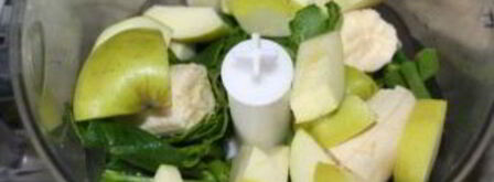 зеленый коктейль с черносливом. Шаг 3