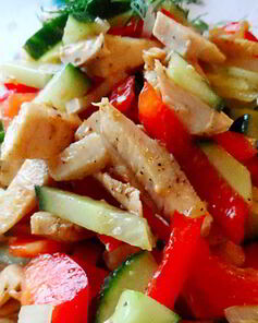 Салаты с мясом